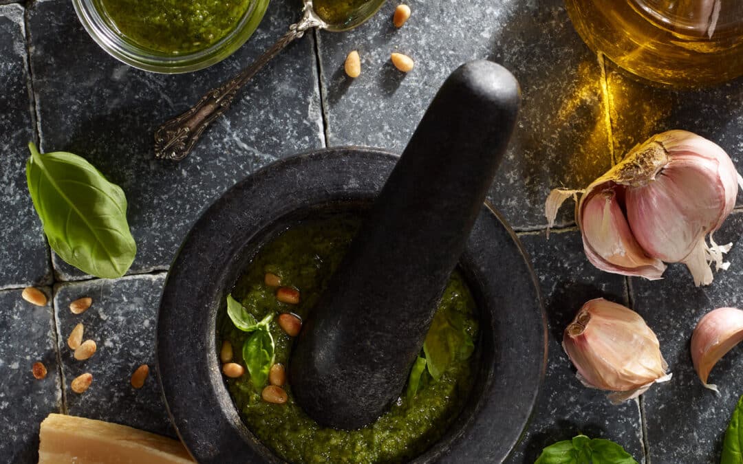 Einfaches Basilikum Pesto alla Genovese