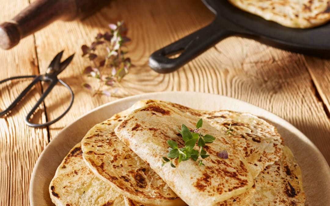 Schnell gemachtes Fladenbrot mit Thymian