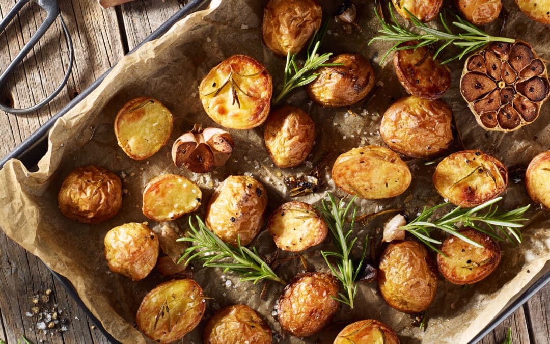 Einfach leckere Rosmarinkartoffeln vom Blech